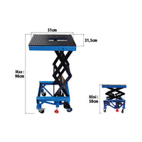 Table elevatrice - vue 2