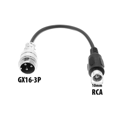 GX16-3P to RCA Adapter 10mm