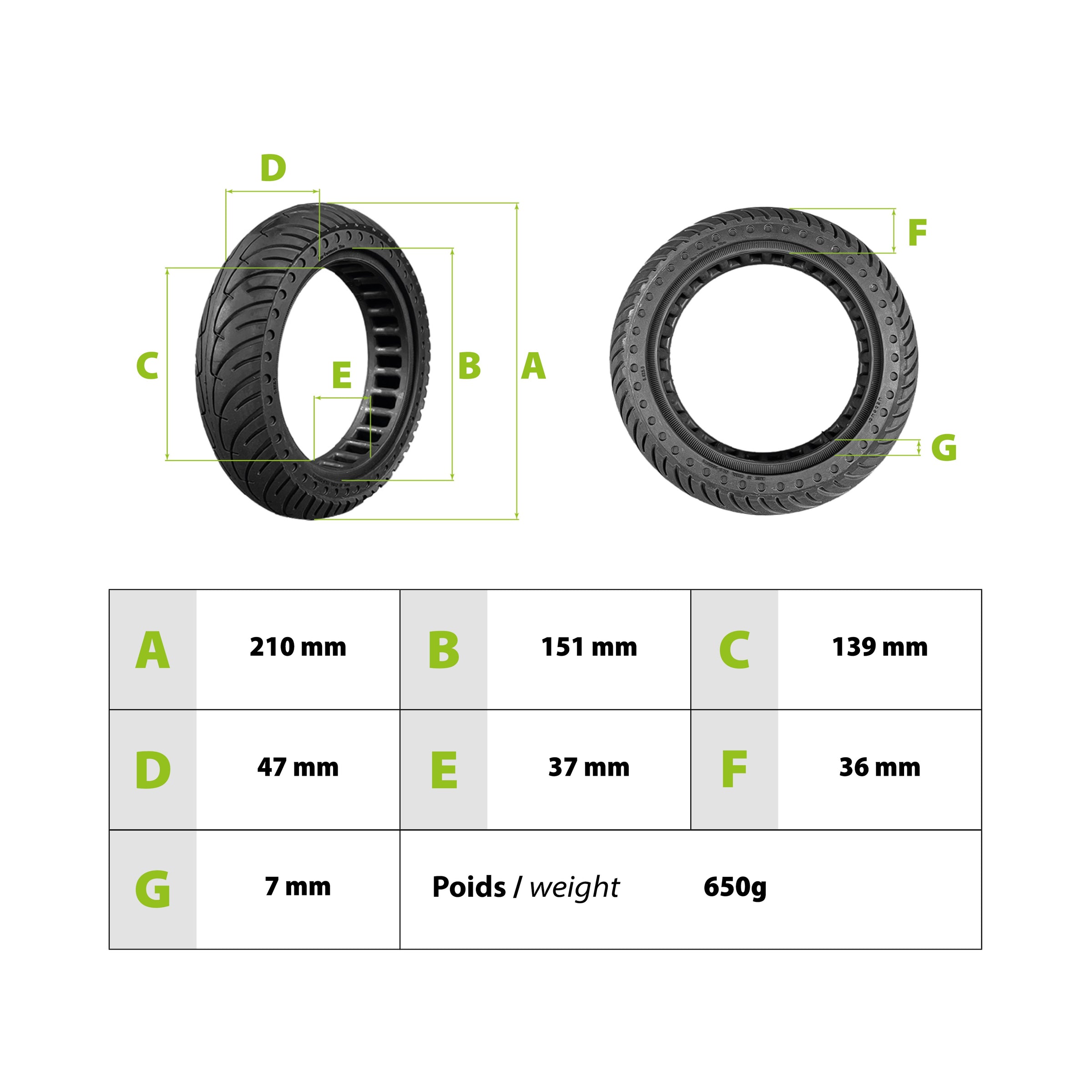 Xiaomi M365 Solid Tyre New Generation - vue 3
