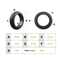 Solid Tire Ninebot Es1/2/3/4 - vue 3