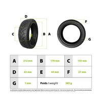 Tire 8.5x2 Dualtron Mini Speedway Lightweight Minimotors - vue 3