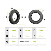 Tire 10x2.125 UrbanGlide Ride 100 Pro Augment ES210 - vue 3