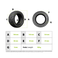 Kaabo Mantis 8 tubeless tire 8x3.00-5 - vue 3