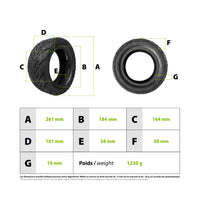 Pneu 90/65-6.5 route tubeless - vue 3
