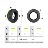 10x3.00-6 CST tubeless tire Dualtron Victor Nami Klima - vue 3