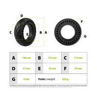 Solid tire 8x2.5 - vue 3