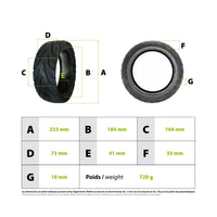 CST 10x2.70-6.5 tubeless tire - vue 3