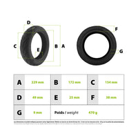 9x2 Tire Ninebot E and Xiaomi - vue 3