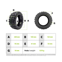 Pneu 90/65-6.5 offroad CST gel anti crevaison - vue 3
