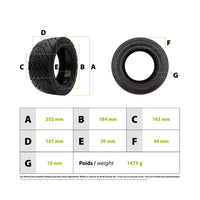 Pneu 90/65-6.5 CST route gel anti crevaison - vue 3