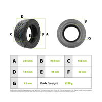 Pneu 90/65-6.5 route CST - vue 3