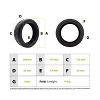 Tire 230x50 Xiaomi Mi3 Lite Mi4 Lite (1st Gen) - vue 3