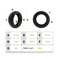 Pneu 70/65-6.5 Gel Anti Crevaison Chaoyang - vue 3