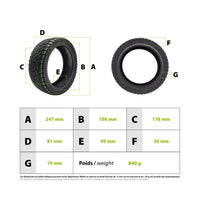 Pneu 80/55-7 tubeless CST Navee N65i - vue 3