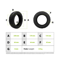 Pneu 10x2.50-6.1 - vue 3