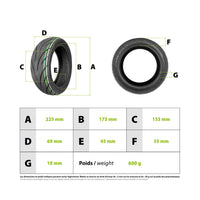 Pneu 9.5x2.5 CST tubeless Niu KQi3 - vue 3