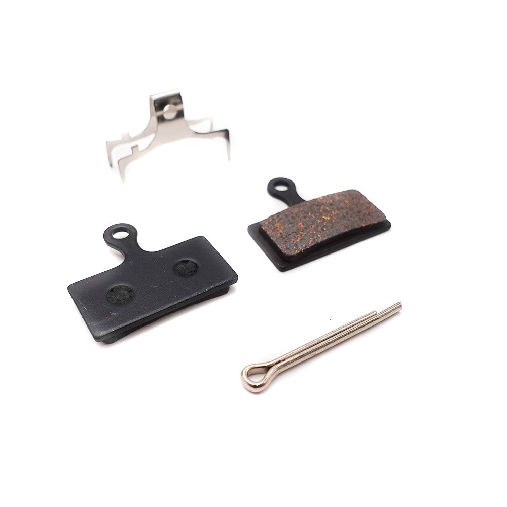 Plaquettes de frein Shimano Semi-Metallique G03S en situation