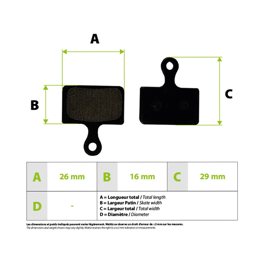 Plaquettes de frein Shimano XTR M9100 - vue 3