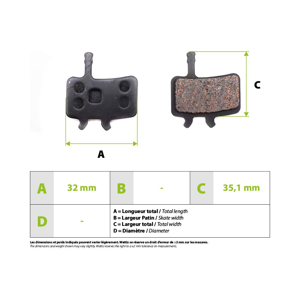 Plaquette de frein Avid Juicy BB7 - vue 4