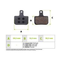 Plaquettes de frein SRAM DB1 DB3 DB5 - vue 4