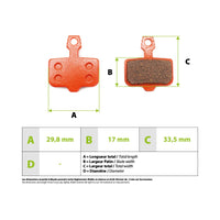 Brake pads Zero 10x 11x Vsett 10+ Storm Thunder Sram Avid Ceramic - vue 4