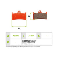 Plaquettes de freins Hope Tech4 V4 ceramique - vue 4