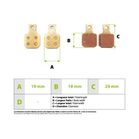 Plaquette de freins Magura MT5 MT7 metalliques - vue 4