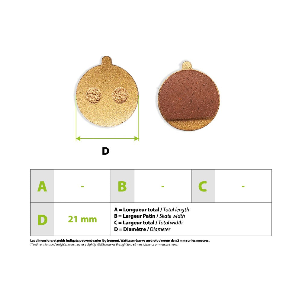 Kaabo Skywalker E-cross Pro Smartgyro metallic brake pads - vue 3