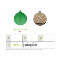 Kaabo Skywalker E-cross Pro Smartgyro ceramic brake pad - vue 3