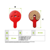 Brake pads Dualtron Togo Ltd Kukirin G2Pro /G2 Max Hitway H5 Urbanglide AllRoad - vue 3