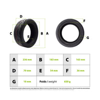 10x2.70-6.5 Speedway 5 Dt3 Reinforced Tubeless Tire - vue 3