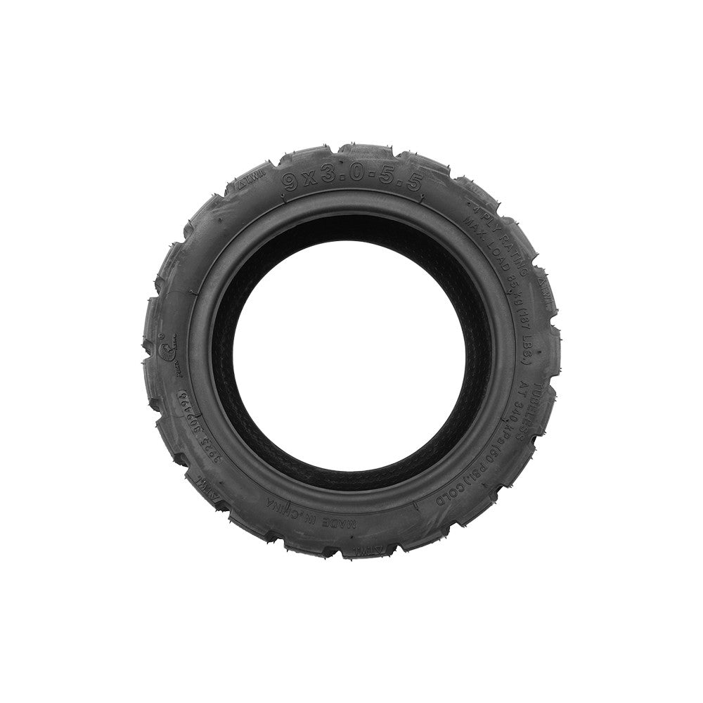 Pneu 9x3.00-5.5 Kukirin G2 Pro (version 2024) en situation