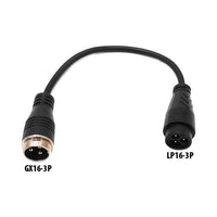 Adaptateur GX16-3P male vers LP16-3P femelle (Dualtron) - vue 1