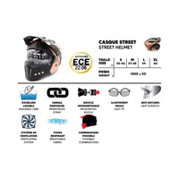 Maverick Street Helmet (sizes S to XL) - vue 4