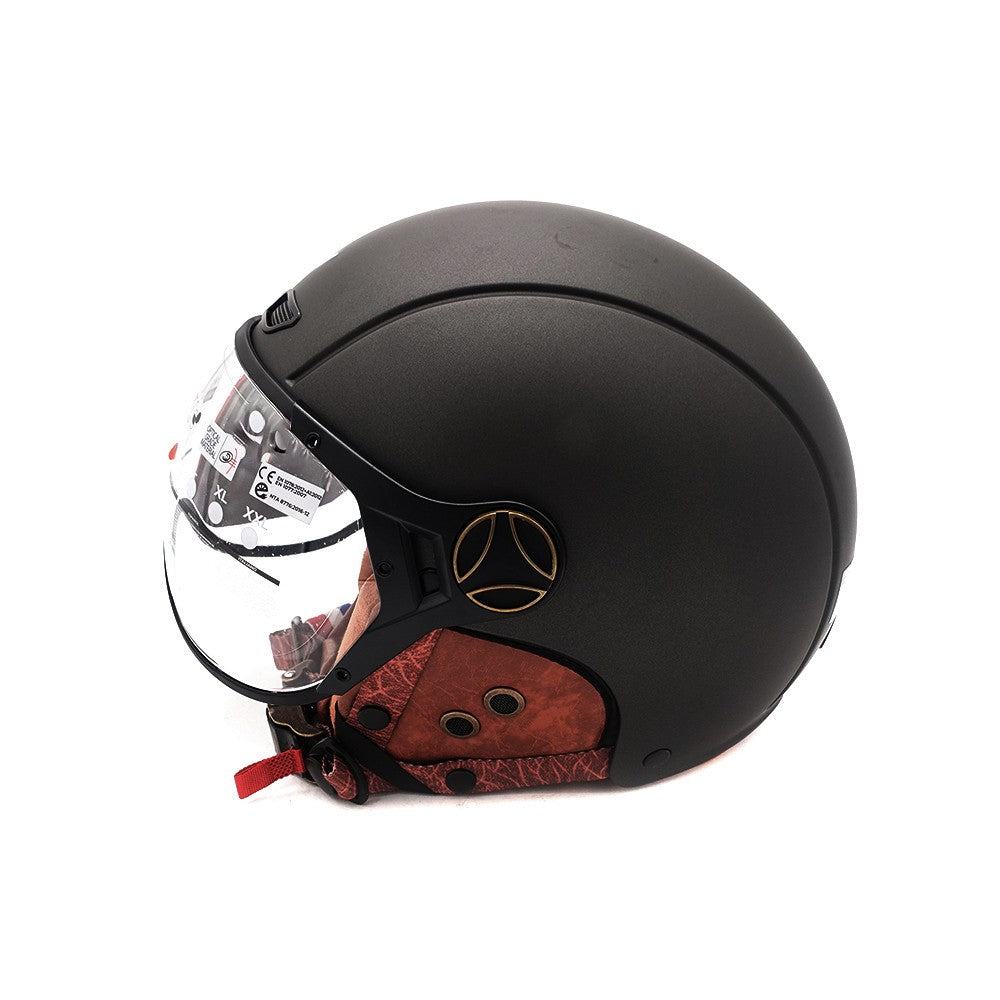 Matte Graphite Grey JET Helmet (sizes XS to XXL) - vue 5