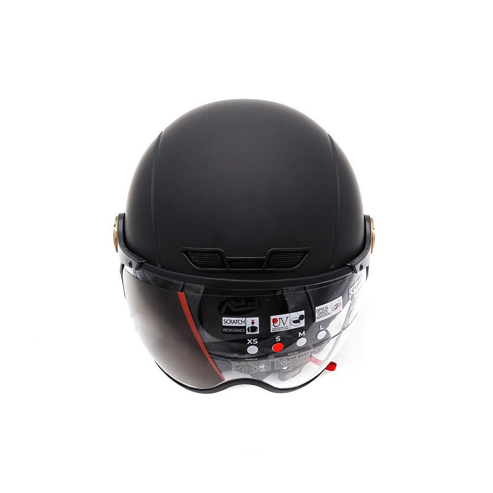 Matte black JET helmet (sizes XS to XXL) - vue 8