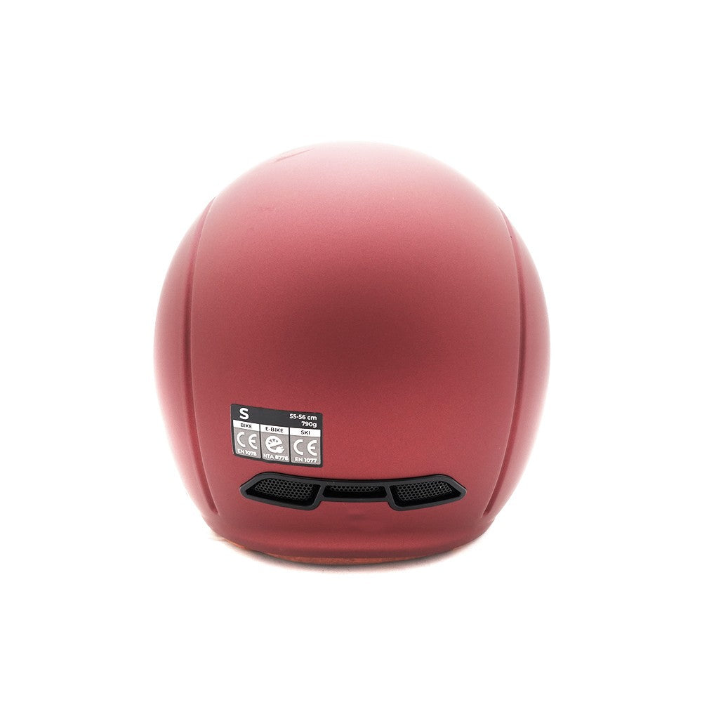 Matte burgundy JET helmet (sizes XS to XXL) - vue 6