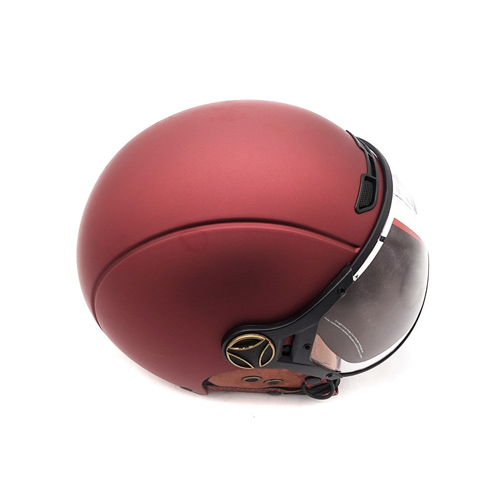 Matte burgundy JET helmet (sizes XS to XXL) - vue 7