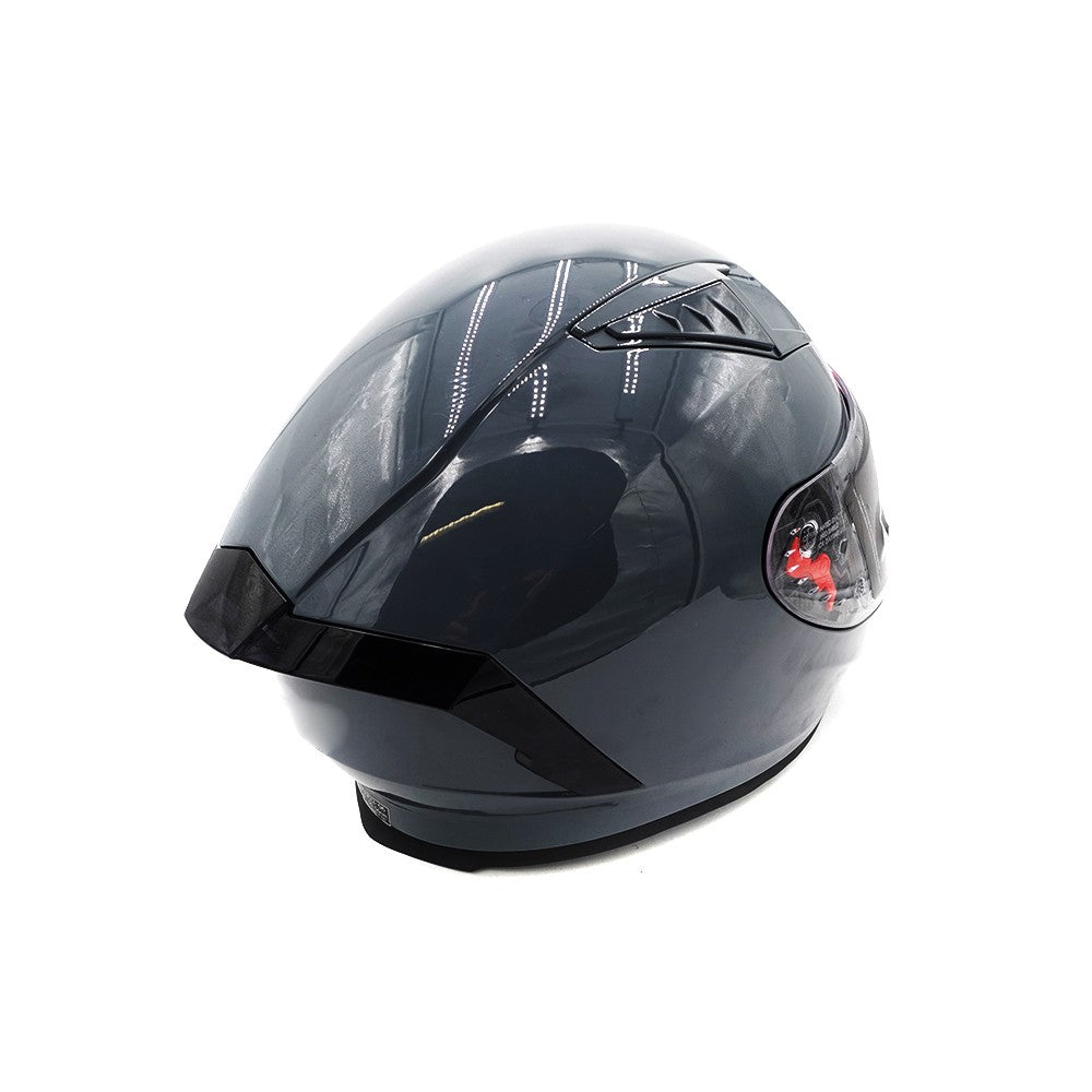 Full face helmet in grey (sizes S to XL) - vue 8