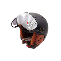 Matte chameleon green JET helmet (sizes XS to XXL) - vue 4