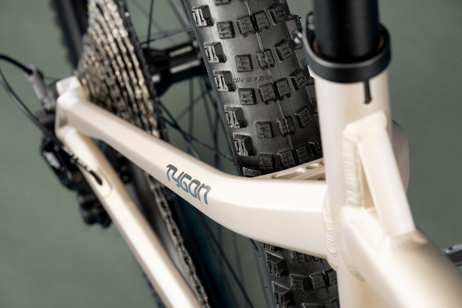 Tygon Rs90 P 820Wh Hardtail electric mountain bike Mocha Grey