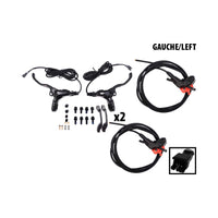Kit freins hydrauliques 4 pistons connecteur SM (2 etriers AV droite / AR gauche) - vue 1