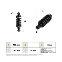 Rear shock absorber Vsett 10+ - vue 3