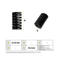 Rear shock absorber spring Vsett 9 - vue 3