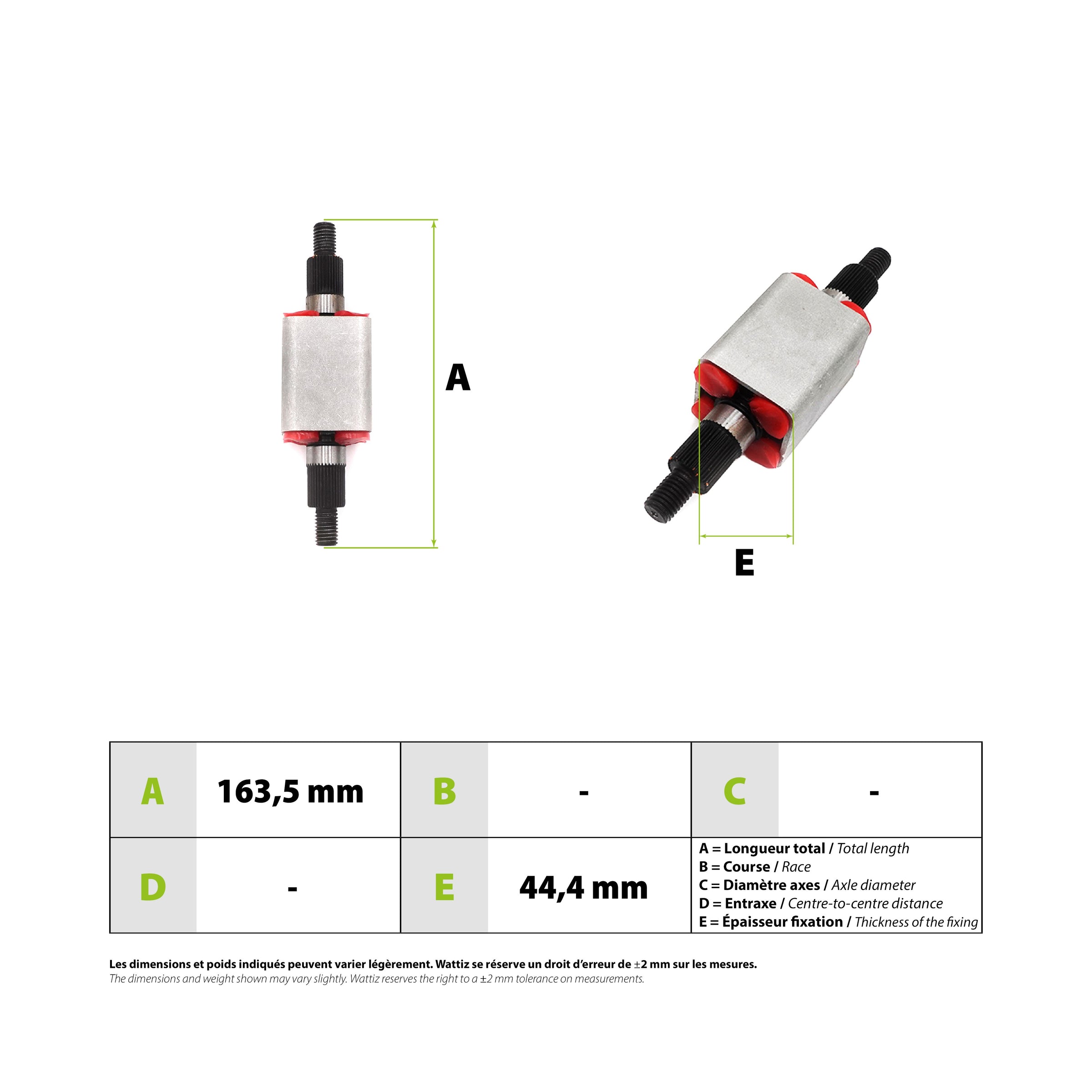 Suspension cartridge medium hard Dualtron - vue 4