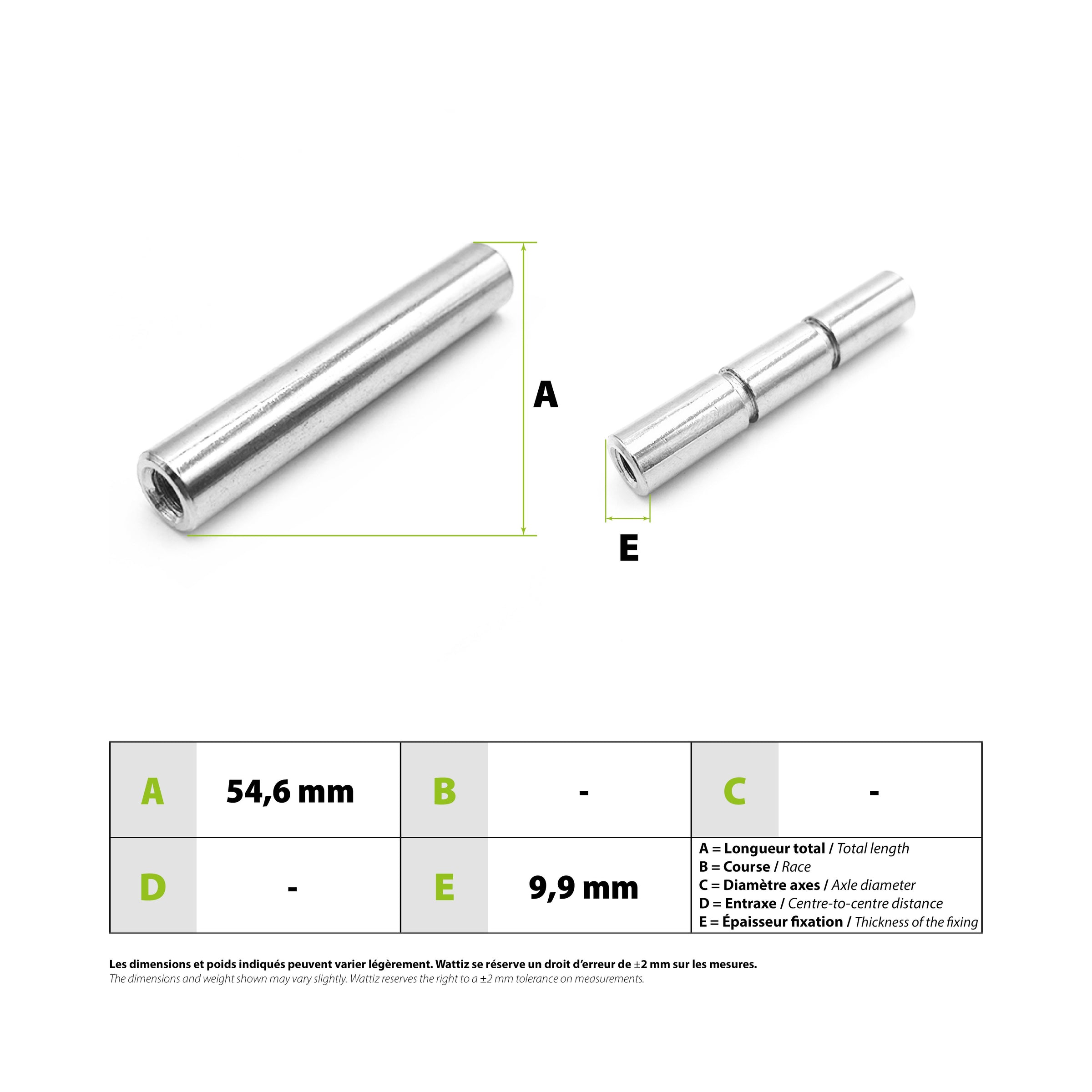 Lower Folding Hinge Pin Spring Dualtron Mini - vue 3