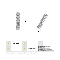 Front Shock Absorber Spring Speedway Mini4 Pro - vue 3