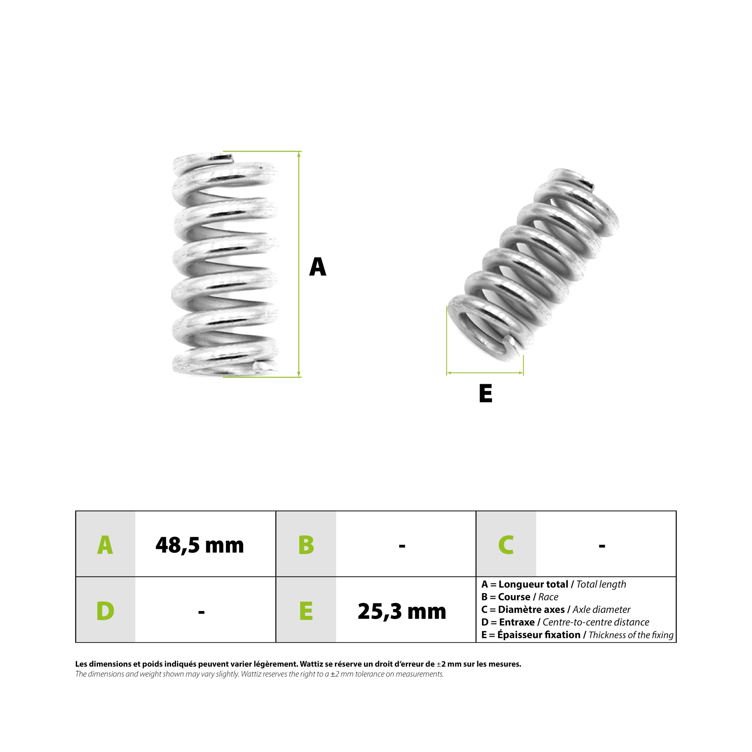 Speedway Mini4 Pro rear shock absorber spring - vue 3