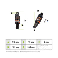 Amortisseur Meroca 125mm - vue 3