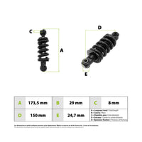 Rear shock absorber Ninebot Segway ZT3 Pro - vue 3